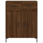 Highboard Braun Eichen-Optik 69,5x34x180 cm Holzwerkstoff Highboard Braun Eichen-Optik 69,5x34x180 cm Holzwerkstoff