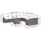 vidaXL 11-tlg. Garten-Sofagarnitur mit Kissen Beige Poly Rattan vidaXL 11-tlg. Garten-Sofagarnitur mit Kissen Beige Poly Rattan