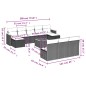 vidaXL 11-tlg. Garten-Sofagarnitur mit Kissen Beige Poly Rattan vidaXL 11-tlg. Garten-Sofagarnitur mit Kissen Beige Poly Rattan