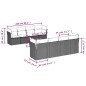 vidaXL 9-tlg. Garten-Sofagarnitur mit Kissen Schwarz Poly Rattan vidaXL 9-tlg. Garten-Sofagarnitur mit Kissen Schwarz Poly Rattan