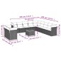 vidaXL 12-tlg. Garten-Sofagarnitur mit Kissen Beige Poly Rattan vidaXL 12-tlg. Garten-Sofagarnitur mit Kissen Beige Poly Rattan