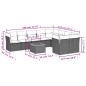 vidaXL 10-tlg. Garten-Sofagarnitur mit Kissen Beige Poly Rattan vidaXL 10-tlg. Garten-Sofagarnitur mit Kissen Beige Poly Rattan