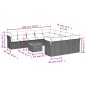 vidaXL 12-tlg. Garten-Sofagarnitur mit Kissen Schwarz Poly Rattan vidaXL 12-tlg. Garten-Sofagarnitur mit Kissen Schwarz Poly Rattan