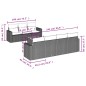 vidaXL 8-tlg. Garten-Sofagarnitur mit Kissen Beige Poly Rattan vidaXL 8-tlg. Garten-Sofagarnitur mit Kissen Beige Poly Rattan
