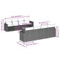 vidaXL 9-tlg. Garten-Sofagarnitur mit Kissen Beige Poly Rattan vidaXL 9-tlg. Garten-Sofagarnitur mit Kissen Beige Poly Rattan