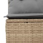 vidaXL 6-tlg. Garten-Sofagarnitur mit Kissen Beige Poly Rattan vidaXL 6-tlg. Garten-Sofagarnitur mit Kissen Beige Poly Rattan