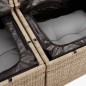 vidaXL 6-tlg. Garten-Sofagarnitur mit Kissen Beige Poly Rattan vidaXL 6-tlg. Garten-Sofagarnitur mit Kissen Beige Poly Rattan