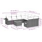 vidaXL 9-tlg. Garten-Sofagarnitur mit Kissen Schwarz Poly Rattan vidaXL 9-tlg. Garten-Sofagarnitur mit Kissen Schwarz Poly Rattan