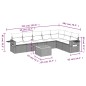 vidaXL 8-tlg. Garten-Sofagarnitur mit Kissen Schwarz Poly Rattan vidaXL 8-tlg. Garten-Sofagarnitur mit Kissen Schwarz Poly Rattan