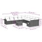 vidaXL 11-tlg. Garten-Sofagarnitur mit Kissen Beige Poly Rattan vidaXL 11-tlg. Garten-Sofagarnitur mit Kissen Beige Poly Rattan