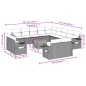 vidaXL 14-tlg. Garten-Sofagarnitur mit Kissen Beige Poly Rattan vidaXL 14-tlg. Garten-Sofagarnitur mit Kissen Beige Poly Rattan