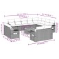 vidaXL 13-tlg. Garten-Sofagarnitur mit Kissen Beige Poly Rattan vidaXL 13-tlg. Garten-Sofagarnitur mit Kissen Beige Poly Rattan