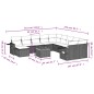 vidaXL 12-tlg. Garten-Sofagarnitur mit Kissen Schwarz Poly Rattan vidaXL 12-tlg. Garten-Sofagarnitur mit Kissen Schwarz Poly Rattan