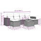 vidaXL 7-tlg. Garten-Sofagarnitur mit Kissen Beige Poly Rattan vidaXL 7-tlg. Garten-Sofagarnitur mit Kissen Beige Poly Rattan