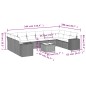 vidaXL 11-tlg. Garten-Sofagarnitur mit Kissen Schwarz Poly Rattan vidaXL 11-tlg. Garten-Sofagarnitur mit Kissen Schwarz Poly Rattan