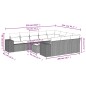 vidaXL 11-tlg. Garten-Sofagarnitur mit Kissen Schwarz Poly Rattan vidaXL 11-tlg. Garten-Sofagarnitur mit Kissen Schwarz Poly Rattan