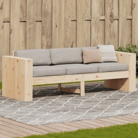 vidaXL Gartensofa 3-Sitzer 189x60x62 cm Massivholz Kiefer