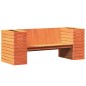 vidaXL Gartenbank mit Pflanzkübeln Braun 167,5x60x65 cm Kiefernholz vidaXL Gartenbank mit Pflanzkübeln Braun 167,5x60x65 cm Kiefernholz