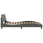 vidaXL Bettgestell ohne Matratze Dunkelgrau 140x200 cm Stoff vidaXL Bettgestell ohne Matratze Dunkelgrau 140x200 cm Stoff