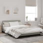 vidaXL Bettgestell ohne Matratze Hellgrau 140x200 cm Samt vidaXL Bettgestell ohne Matratze Hellgrau 140x200 cm Samt