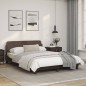 vidaXL Bettgestell mit Kopfteil Braun 140x200 cm Kunstleder vidaXL Bettgestell mit Kopfteil Braun 140x200 cm Kunstleder