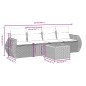 vidaXL 5-tlg. Garten-Sofagarnitur mit Kissen Beige Poly Rattan vidaXL 5-tlg. Garten-Sofagarnitur mit Kissen Beige Poly Rattan