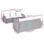 vidaXL 7-tlg. Garten-Sofagarnitur mit Kissen Beige Poly Rattan vidaXL 7-tlg. Garten-Sofagarnitur mit Kissen Beige Poly Rattan