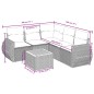vidaXL 6-tlg. Garten-Sofagarnitur mit Kissen Schwarz Poly Rattan vidaXL 6-tlg. Garten-Sofagarnitur mit Kissen Schwarz Poly Rattan