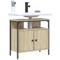 vidaXL Waschbeckenunterschrank Sonoma-Eiche 60x30x60 cm Holzwerkstoff vidaXL Waschbeckenunterschrank Sonoma-Eiche 60x30x60 cm Holzwerkstoff