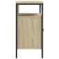 vidaXL Waschbeckenunterschrank Sonoma-Eiche 60x30x60 cm Holzwerkstoff vidaXL Waschbeckenunterschrank Sonoma-Eiche 60x30x60 cm Holzwerkstoff