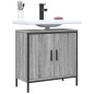 vidaXL Waschbeckenunterschrank Grau Sonoma 60x30x60 cm Holzwerkstoff vidaXL Waschbeckenunterschrank Grau Sonoma 60x30x60 cm Holzwerkstoff