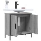 vidaXL Waschbeckenunterschrank Grau Sonoma 60x30x60 cm Holzwerkstoff vidaXL Waschbeckenunterschrank Grau Sonoma 60x30x60 cm Holzwerkstoff