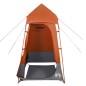 vidaXL Sichtschutzzelt Grau und Orange 121x121x225 cm 190T Taft