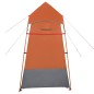 vidaXL Sichtschutzzelt Grau und Orange 121x121x225 cm 190T Taft