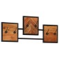 vidaXL Wandgarderobe 90x1x35 cm Massivholz Akazie und Eisen vidaXL Wandgarderobe 90x1x35 cm Massivholz Akazie und Eisen