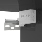 vidaXL TV-Hängeschrank Hochglanz-Grau 100x30x26,5 cm Holzwerkstoff vidaXL TV-Hängeschrank Hochglanz-Grau 100x30x26,5 cm Holzwerkstoff