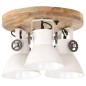 vidaXL Deckenlampe Industriestil 25 W Weiß 42x27 cm E27 vidaXL Deckenlampe Industriestil 25 W Weiß 42x27 cm E27