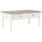 vidaXL Couchtisch Weiß 100×55×45 cm Holz vidaXL Couchtisch Weiß 100×55×45 cm Holz