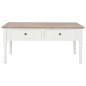 vidaXL Couchtisch Weiß 100×55×45 cm Holz vidaXL Couchtisch Weiß 100×55×45 cm Holz