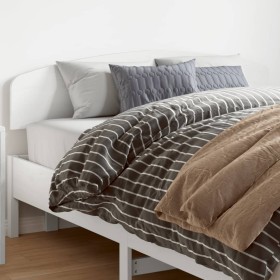 vidaXL Kopfteil Weiß 140 cm Massivholz Kiefer