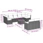 vidaXL 10-tlg. Garten-Sofagarnitur mit Kissen Schwarz Poly Rattan vidaXL 10-tlg. Garten-Sofagarnitur mit Kissen Schwarz Poly Rattan