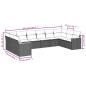 vidaXL 10-tlg. Garten-Sofagarnitur mit Kissen Beige Poly Rattan vidaXL 10-tlg. Garten-Sofagarnitur mit Kissen Beige Poly Rattan