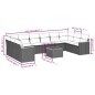 vidaXL 11-tlg. Garten-Sofagarnitur mit Kissen Beige Poly Rattan vidaXL 11-tlg. Garten-Sofagarnitur mit Kissen Beige Poly Rattan