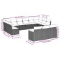 vidaXL 13-tlg. Garten-Sofagarnitur mit Kissen Schwarz Poly Rattan vidaXL 13-tlg. Garten-Sofagarnitur mit Kissen Schwarz Poly Rattan