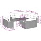 vidaXL 12-tlg. Garten-Sofagarnitur mit Kissen Beige Poly Rattan vidaXL 12-tlg. Garten-Sofagarnitur mit Kissen Beige Poly Rattan