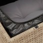 vidaXL 6-tlg. Garten-Sofagarnitur mit Kissen Beige Poly Rattan vidaXL 6-tlg. Garten-Sofagarnitur mit Kissen Beige Poly Rattan