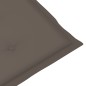 Schaukelstuhl mit Auflage Grau Massivholz Akazie Schaukelstuhl mit Auflage Grau Massivholz Akazie