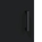 Highboard Schwarz 69,5x34x180 cm Holzwerkstoff Highboard Schwarz 69,5x34x180 cm Holzwerkstoff