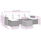 vidaXL 7-tlg. Garten-Sofagarnitur mit Kissen Schwarz Poly Rattan vidaXL 7-tlg. Garten-Sofagarnitur mit Kissen Schwarz Poly Rattan