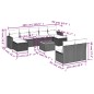vidaXL 10-tlg. Garten-Sofagarnitur mit Kissen Beige Poly Rattan vidaXL 10-tlg. Garten-Sofagarnitur mit Kissen Beige Poly Rattan
